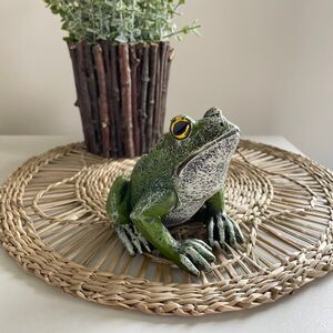 Resin Frog Figurine Animal Figure Home Decor